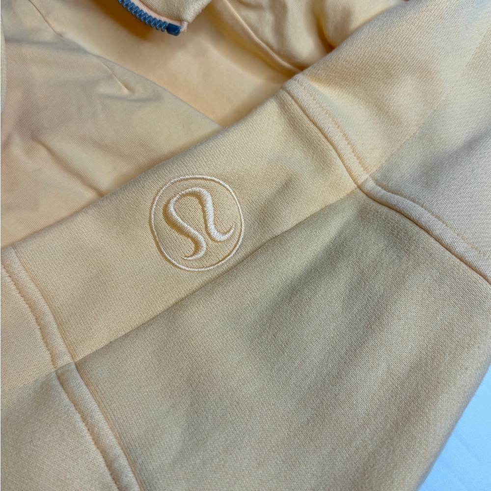 Lululemon Cropped Scuba zip Hoodie Summer Glow sz 6 - Picture 7 of 7